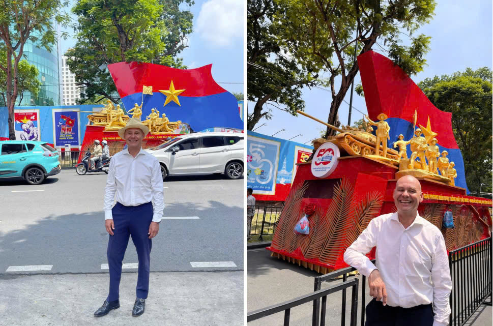 Ông Kees van Baar, Đại sứ Vương quốc Hà Lan hòa cùng không khí Ngày Thống nhất đất nước 30/4 tại Thành phố Hồ Chí Minh 