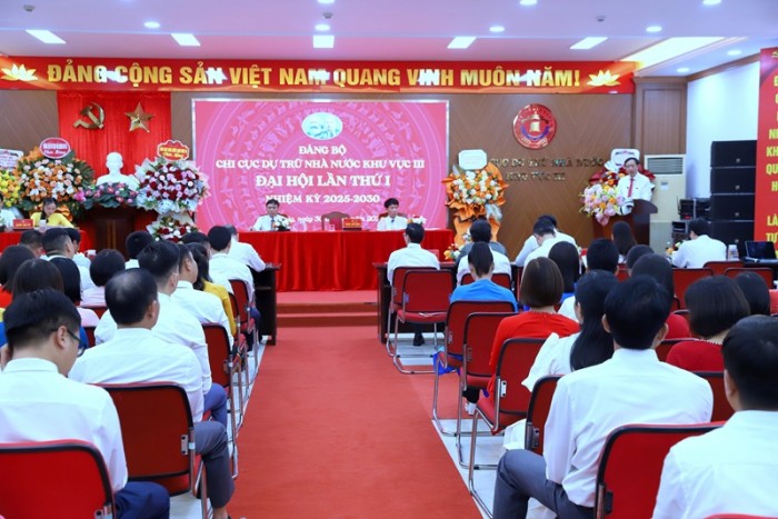 Đảng bộ Chi cục Dự trữ Nhà nước khu vực III tổ chức thành công Đại hội Đảng bộ nhiệm kỳ 2025-2030