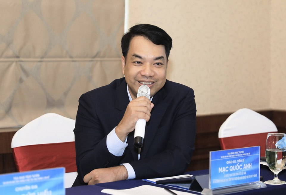 GS., TS. Mạc Quốc Anh - Phó Chủ tịch ,Tổng Thư ký Hiệp hội Doanh nghiệp nhỏ và vừa TP. Hà Nội. 