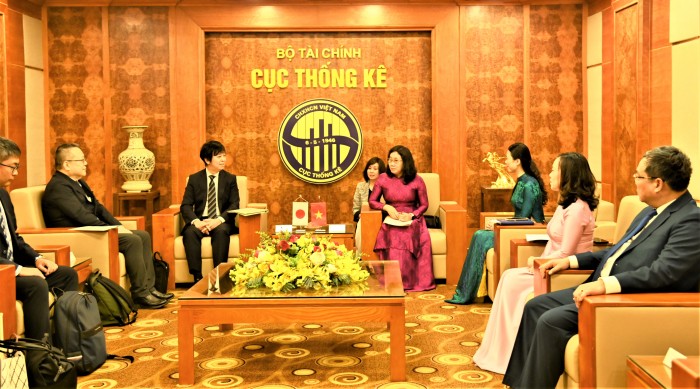Cục Thống kê Việt Nam làm việc với Cơ quan Thống kê Nhật Bản về công tác thống kê