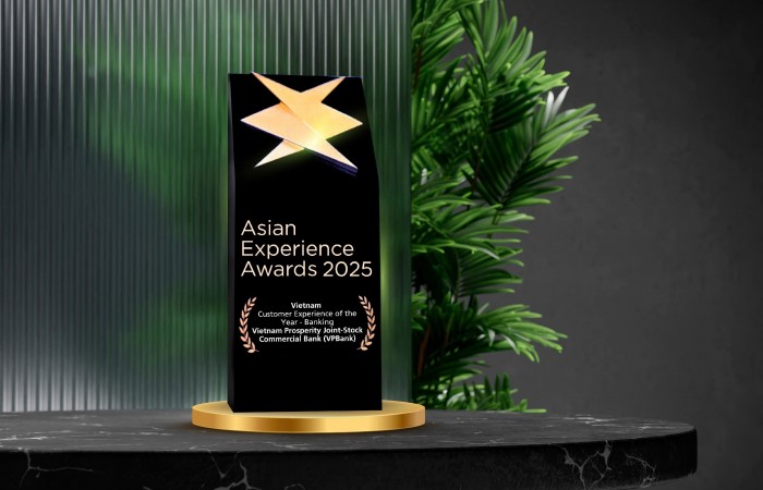 VPBank được vinh danh Giải thưởng Trải nghiệm Châu Á 2025