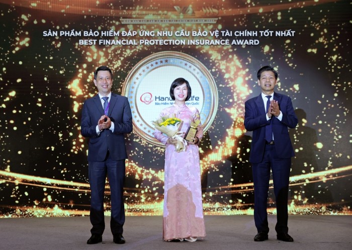 Hanwha Life được vinh danh có “Sản phẩm bảo hiểm đáp ứng nhu cầu bảo vệ tài chính tốt nhất”