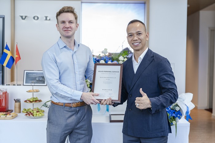 Xưởng dịch vụ Volvo tại Việt Nam đạt chứng nhận Volvo Personal Service toàn cầu