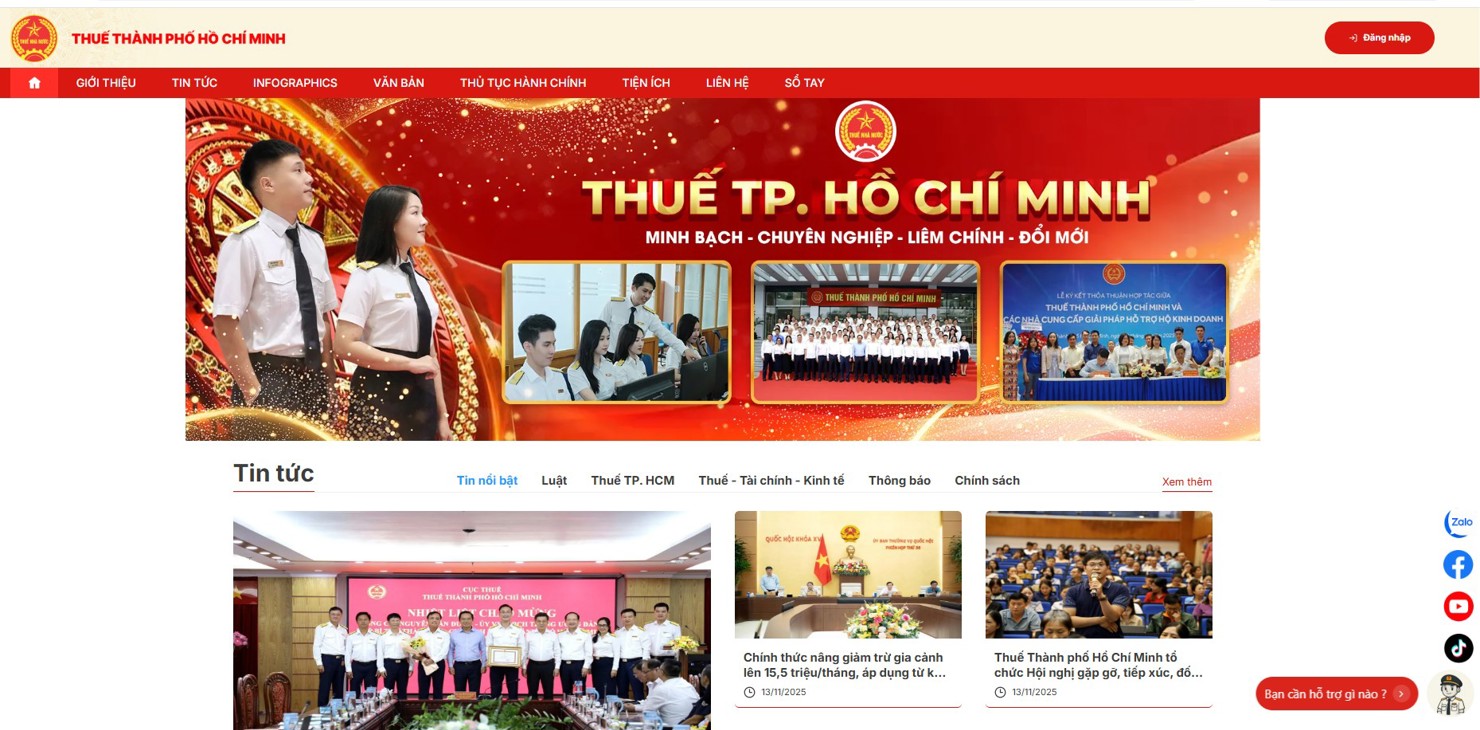 Người nộp thuế có thể tra cứu văn bản pháp luật, tiếp cận hệ thống chính sách, quy định mới tại Cổng thông tin điện tử. Ảnh: Đức Mỹ