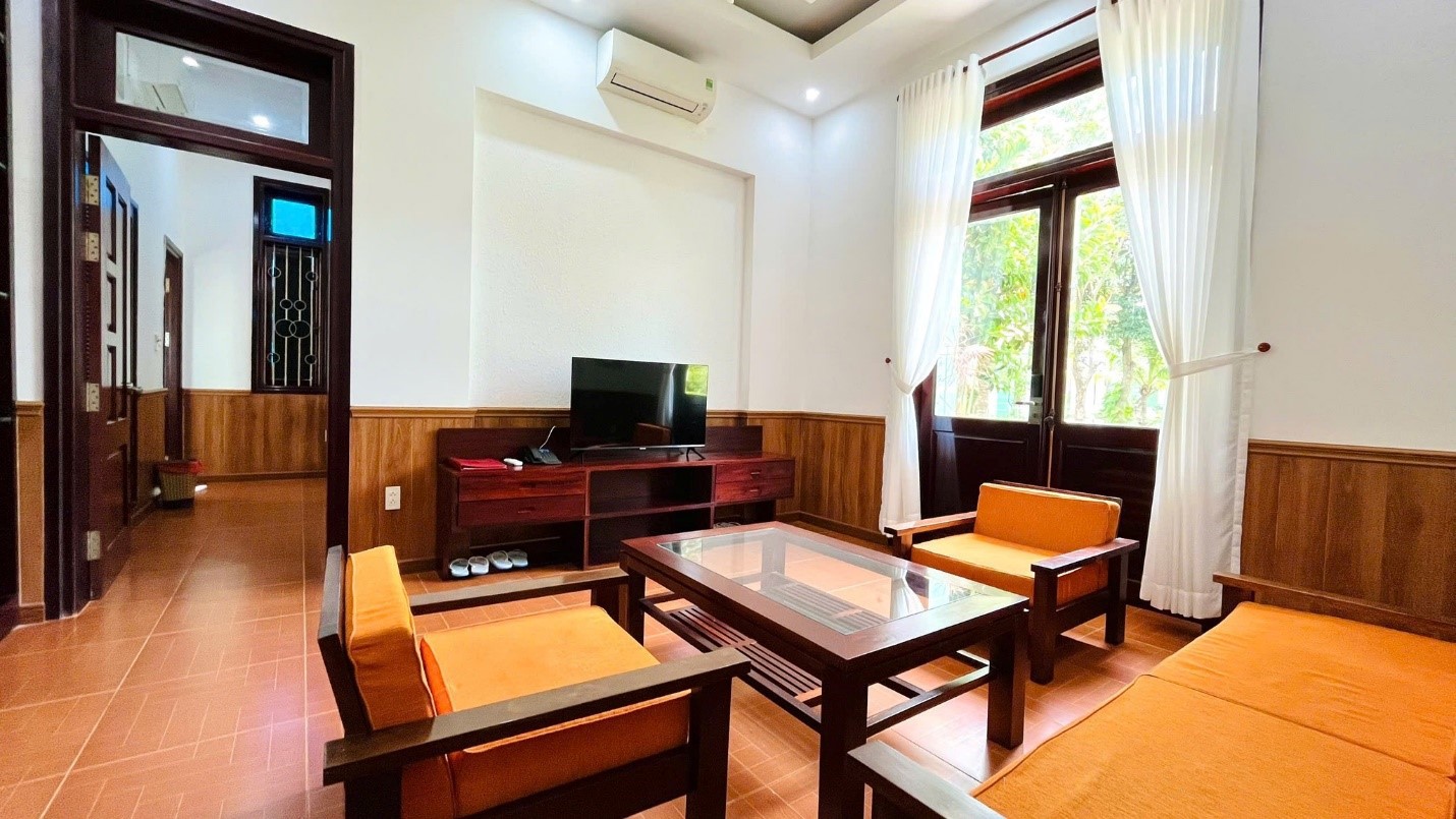 Phòng ốc rộng rãi, thư thái.