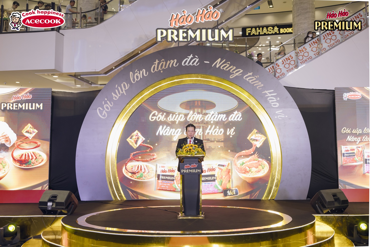 Ông Shimamura Masafumi - Giám đốc khối Marketing Acecook Việt Nam chia sẻ tại sự kiện ra mắt sản phẩm ngày 15/11/2025.