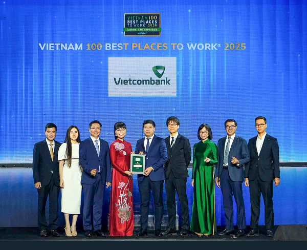 Vietcombank giữ vững vị thế Ngân hàng có môi trường làm việc tốt nhất Việt Nam