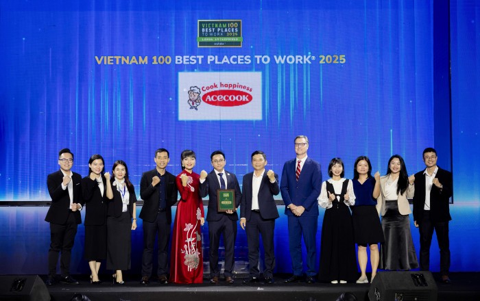 Acecook Việt Nam 10 năm liên tiếp vào top 100 nơi làm việc tốt nhất