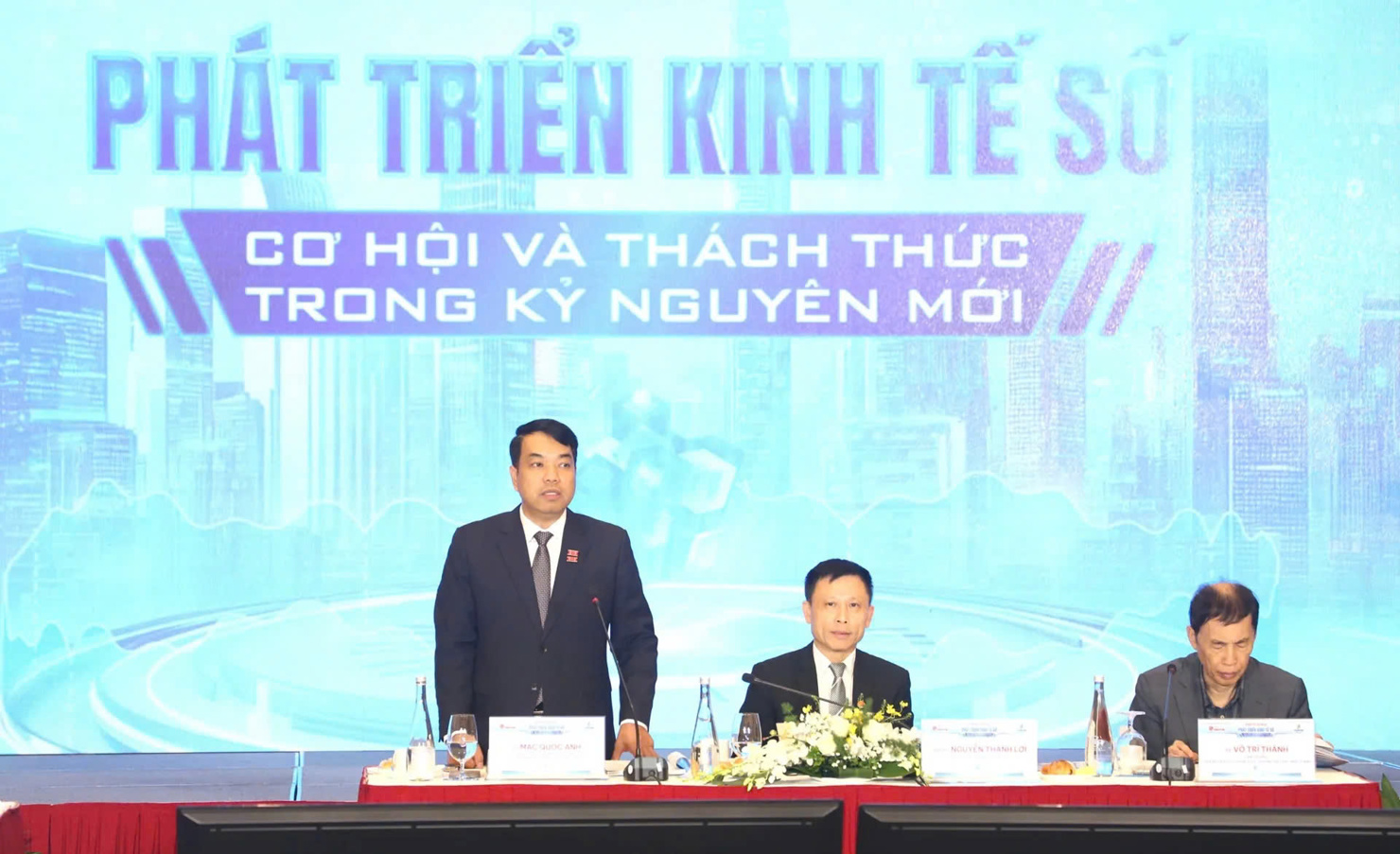 Ông Mạc Quốc Anh - Phó Chủ tịch kiêm Tổng Thư ký Hiệp hội Doanh nghiệp nhỏ và vừa TP. Hà Nội.