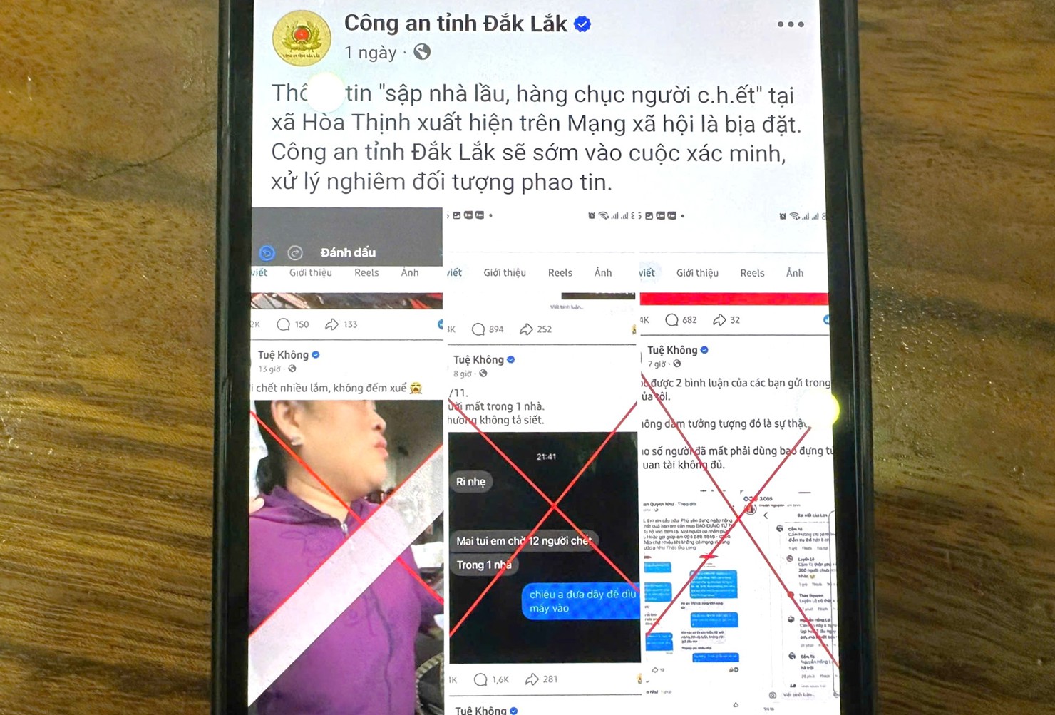 Bà V. (áo tím) là người xuất hiện trong đoạn clip. Ảnh: PT
