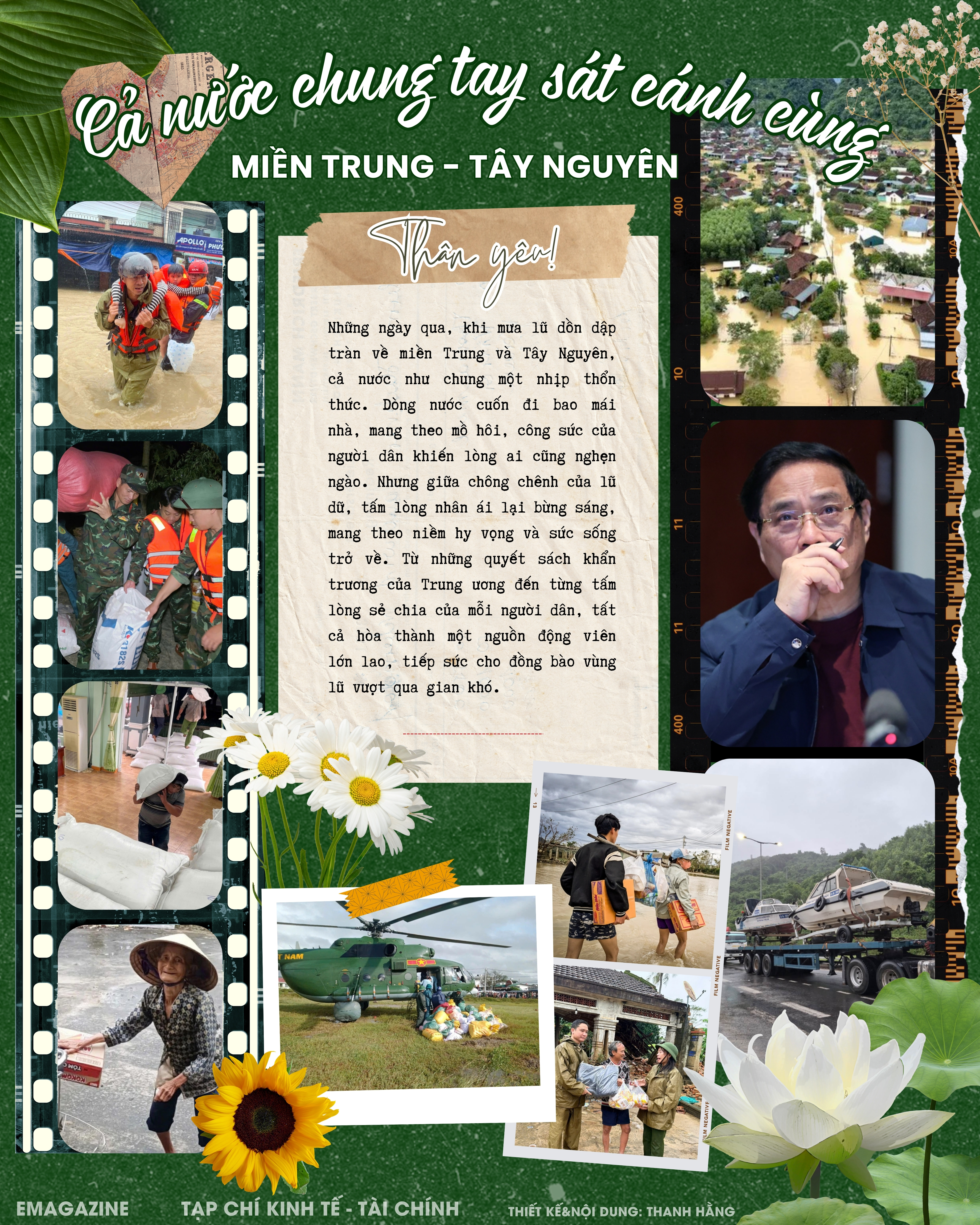 EMAGAZINE: Cả nước chung tay sát cánh cùng miền Trung - Tây Nguyên thân yêu - Ảnh 1