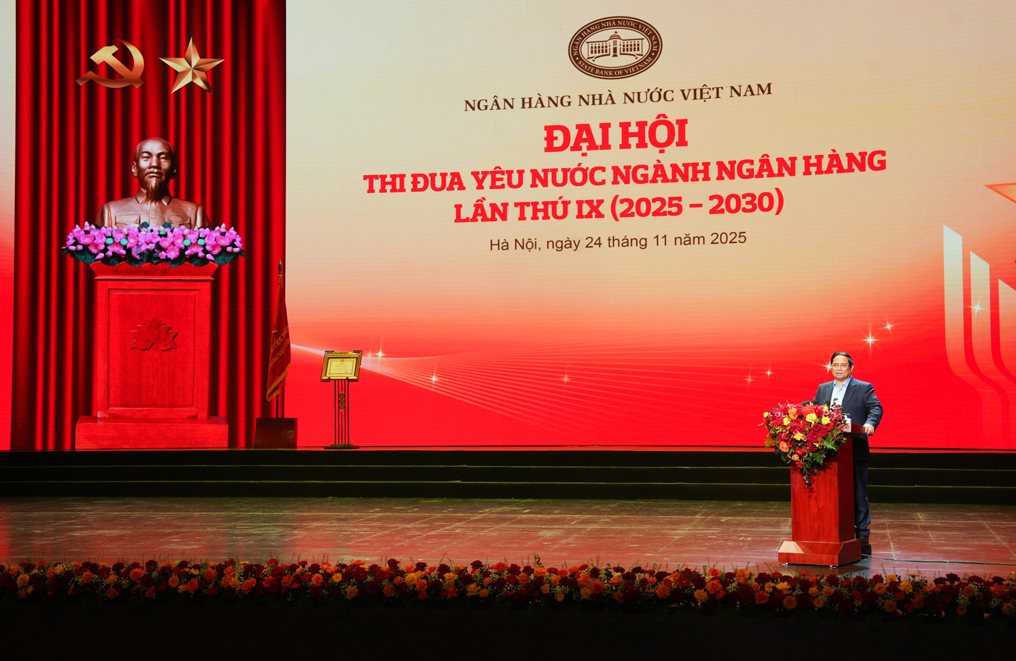 Thủ tướng Chính phủ Phạm Minh Chính phát biểu tại Đại hội.